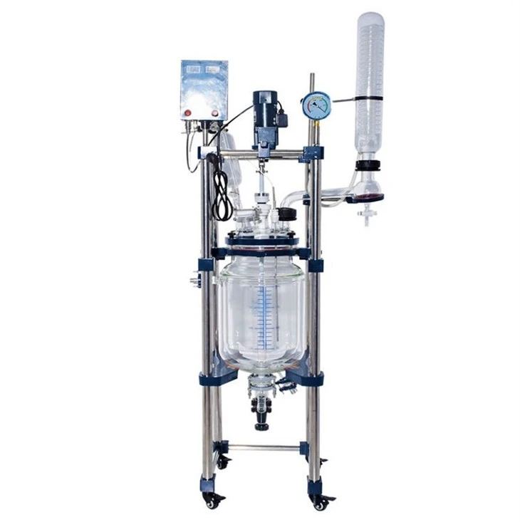 Chemical Double Glass Reactor