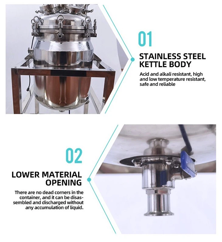 Jacketed Stainless Steel Reactor high quality